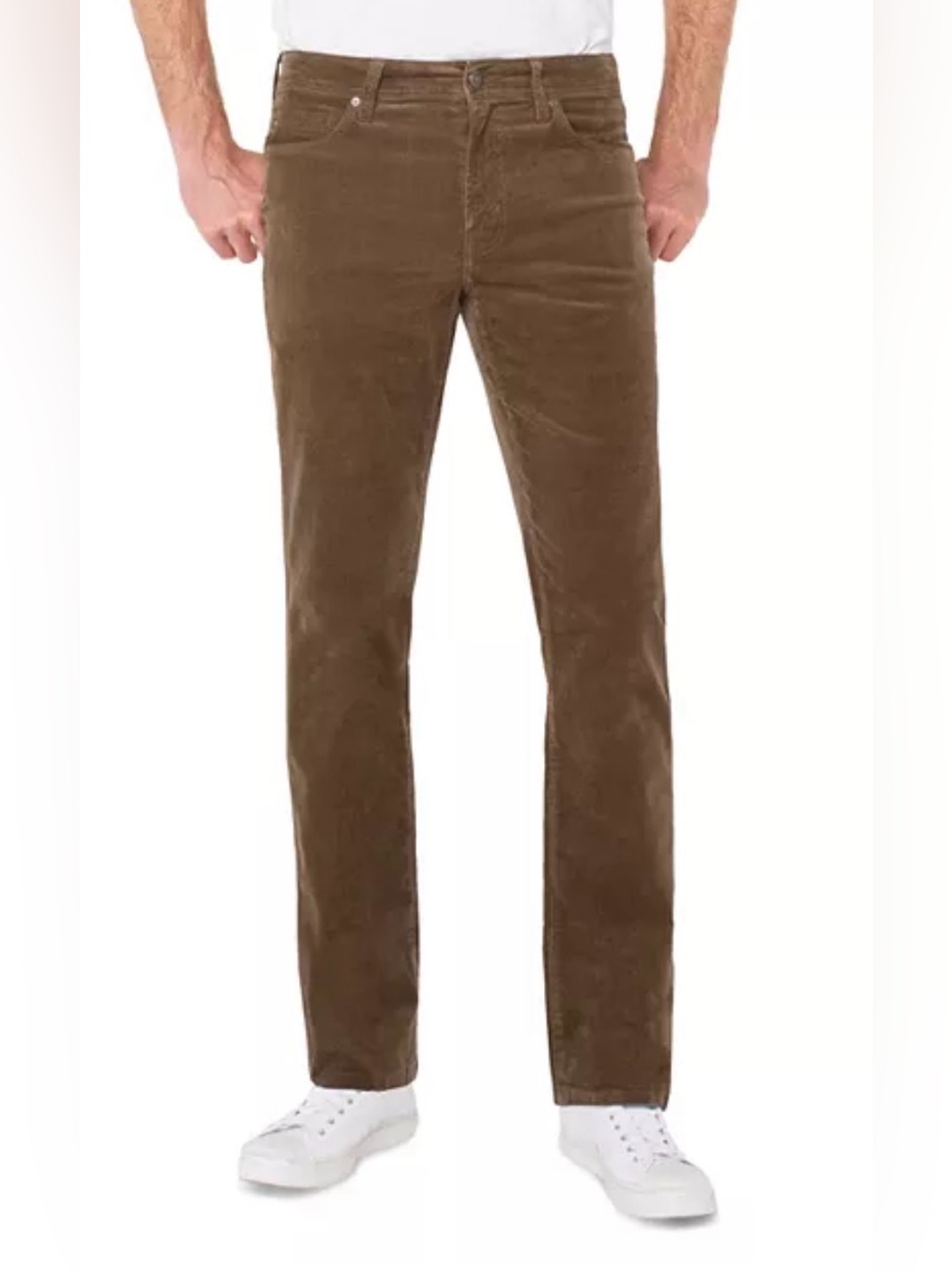 Liverpool Men's Stretch Corduroy Pants - Brown